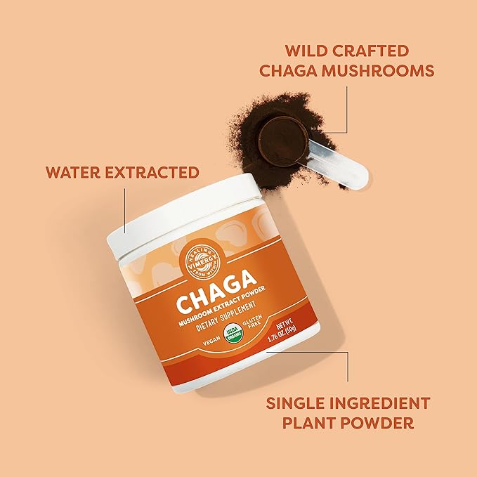 Vimergy Chaga Powder – Superfood Cellular Support* – Benefits Cardiovascular Health* – USDA Certified Organic Vegan Gluten-Free – 33 Servings