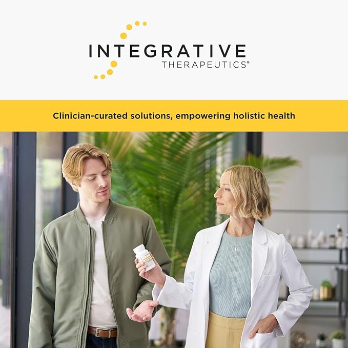 Integrative Therapeutics Berberine - Supports Metabolic Health &amp Cellular Energy Metabolism - Practitioner-Trusted Quality - Dairy-Free &amp Gluten-Free - 60 Capsules (60 Servings)