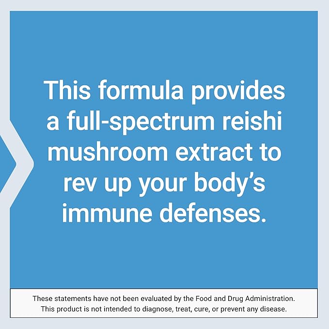 Life Extension Reishi Extract Mushroom Complex - Mushrooms Herbal Supplement for Immune Support – Ganoderma Lucidum Extract - Gluten-Free Non-GMO Vegetarian – 60 Capsules