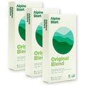 Alpine Start Instant Coffee Original Blend Medium Roast - Individual Powder Mix From High Altitude Arabica Coffee Beans - Hot or Cold Brew for Home Travel Camping Hiking Backpacking (Original Blen