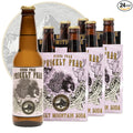 Rocky Mountain Soda 24‑Pack 12 Fl Oz Bottles Small‑Batch Craft Soda Pop Gluten‑Free Vegan Organic Cane Sugar No Preservatives No Added Sodium Prickly Pear Soda Pop