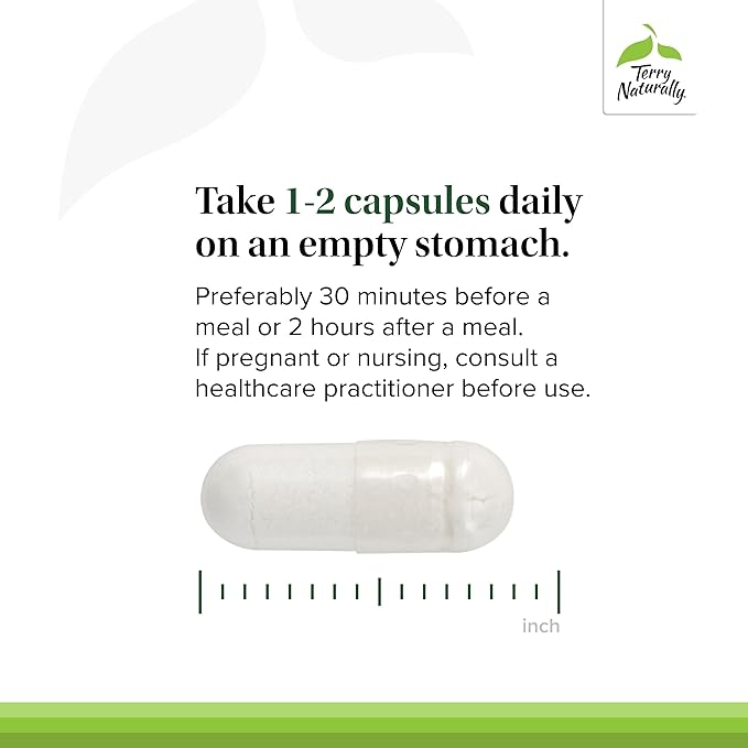 Terry Naturally Pea Healthy Inflammation Response - Joint Health Support - Exercise Performance &amp Post-Workout Support - Contains No Dairy Gluten or Soy - 60 Capsules (30 Servings)