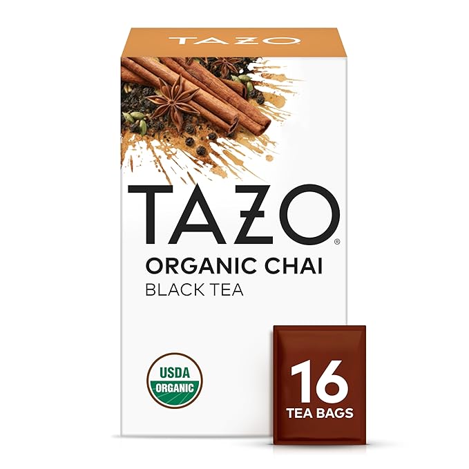 TAZO Tea Bags Regenerative Organic: Refresh Mint Herbal Zen Green Green Ginger Chai Black Early Grey &amp Passion Herbal (1ea) (Variety Pack)