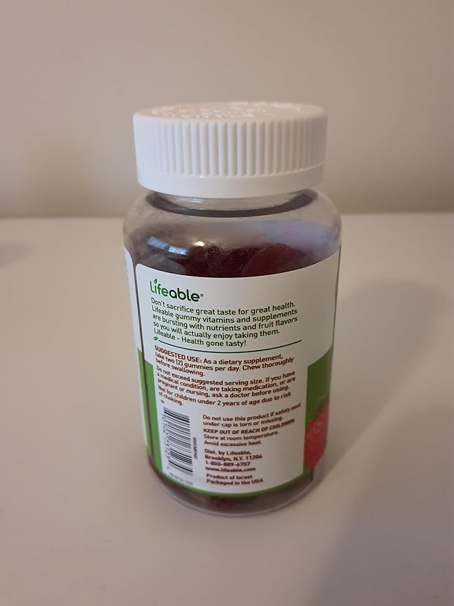 Lifeable Moringa Leaf + Collagen &amp Vitamin C Gummies Bundle - Great Tasting Vitamin Supplement Gluten Free GMO Free Chewable Gummy