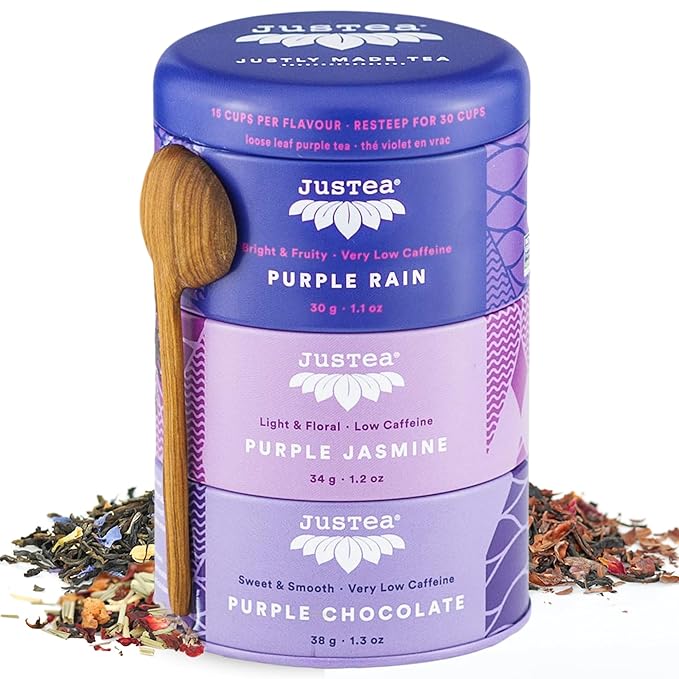 JUSTEA Purple Tea Trio Jasmine  102 GR