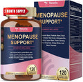 40-in-1 Menopause Supplements for Women Multibenefit &amp Complete Black Cohosh for Hot Flashes Night Sweats &amp Hormone Balance w/ Probiotics DIM Vitex Dong Quai Red Clover and More 120 Ve