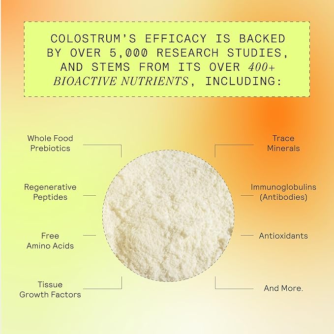 ARMRA Colostrum Powder | Arctic Chai | Gut Health &amp Bloating | Skin &amp Hair | Immunity | Keto Gluten &amp Fat-Free | 30 Servings