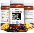 Biolore Wildcrafted Sea Moss Gel with Shilajit - Mango Pineapple 16 oz - Flavored Sea Moss Gel with Essential Vitamins &amp Trace Minerals - Vegan Superfood - Made in USA Gluten-Free No Added Sugar