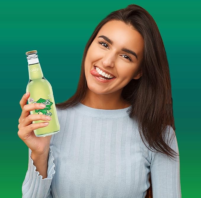 Stewarts 12 oz Glass Bottle Soda (6 Pack Total of 72 Oz) (Key Lime Soda)