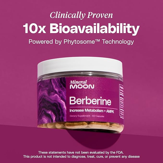 Premium Berberine Supplement Body Composition 60 Capsules - with Cissus Quadrangularis &amp Berberine Phytosome - Supports Overall Wellness