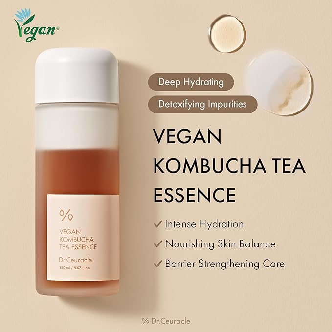 Dr.Ceuracle | Vegan Kombucha Tea Essence + Sleep Mask