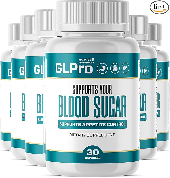 GLPro Capsules – Natural Supplement with Hawthorne Garlic Green Tea &amp Hibiscus – Non-GMO Gluten-Free Dairy-Free Vegetarian Made in USA – 30 Capsules 6 Month Supply