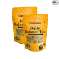 Daily Balance Tea - Natural Herbal Tea with Moringa Gymnema Jamun seeds Cassia Fenugreek Guava leaves Cinnamon - 30 Pyramid bags (2)
