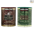 Kirkland Signature 100% Colombian Coffee and Dark Rost Fine Grind Decaf Arabica Coffee Bundle-Includes Kirkland Signature Colombian Coffee(3 LB) Kirkland Signature Decaf Arabica Coffee 48 Ounce