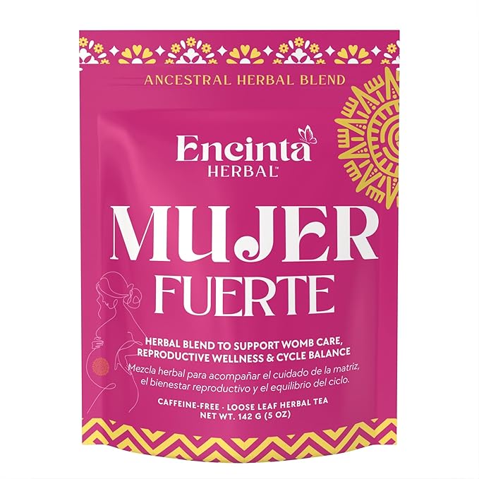 Mujer Fuerte – Traditional Herbal Tea Blend for Women’s Wellness and Vitality 15 Natural Herbs Caffeine-Free Loose Leaf 5 oz (142 g)