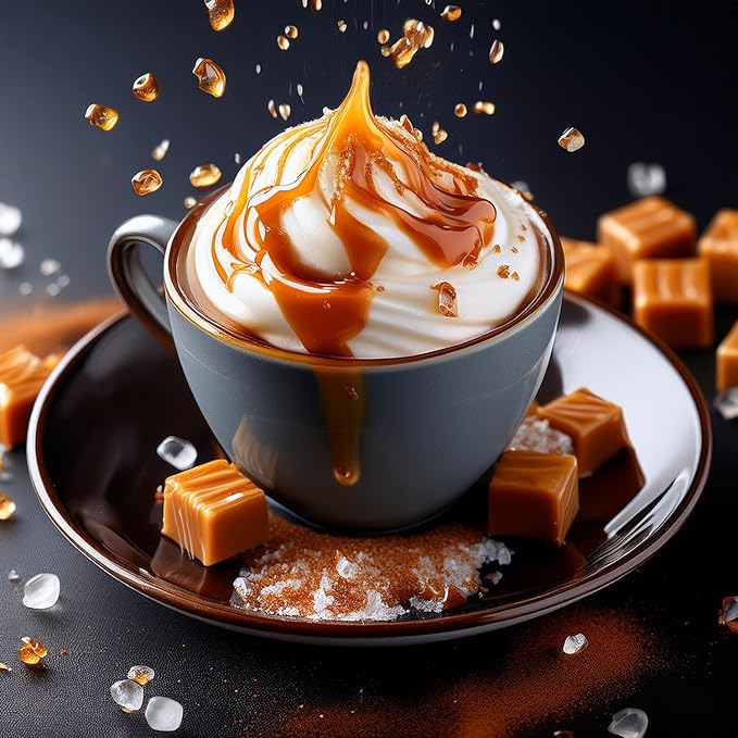 Fresh Roasted Coffee Salted Caramel Mocha Flavored Coffee5 lb Medium Roast Kosher Ground