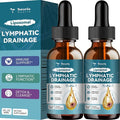 2Pack Liposomal Lymphatic Drainage Drops - 11 In 1 Organic Lymphatic Drainage Supplement with Burdock Root Echinacea Elderberry Calendula Cleavers Herb Dandelion Supports Lymphatic Health 4 FL.OZ