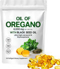 Oil of Oregano with Black Seed Oil2-in-1 Oregano Oil Capsules Organic6000mg Per Serving300 Softgels4X Strength Carvacrol &amp ThymoquinoneNon-GMOGluten Free &amp Immune Support