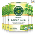 Herb Tea 95% organic Lemon Balm  16 bag (pack of 6 ) ( Value Bulk Multi-pack)