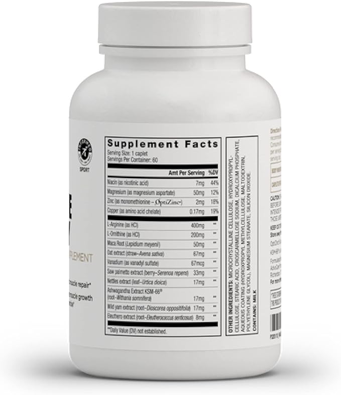 AdvoCare Nighttime Recovery Amino Acid &amp Herbal Supplement - Muscle Recovery Supplement with Ashwagandha L-Arginine Magnesium &amp More - 60 Caplets