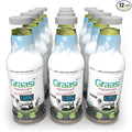 Graasi Organic Barley Grass Water | Hydration Drink with Vitamin C D Zinc | USDA Organic Non-GMO Vegan | Low-Calorie Wellness Beverage | Cucumber Lime | 12 Pack (16 Fl Oz Bottles)