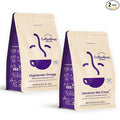 Coffee Bean Direct Flavored Coffee Variety Bundle – Highlander Grogg &amp Jamaican Me Crazy® Whole Bean 1 Pound Bags (Pack of 2)
