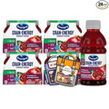 Ocean Spray Energy Cranberry Pomegranate Juice Drink 10 fl oz Plastic Bottles 24 Pack + 2 Reusable Snack Bags by KOOL8SHOP Infinite Deals