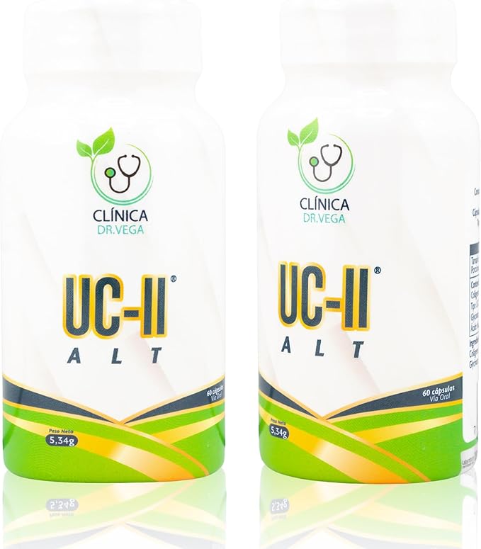 CLINICA DR. Vega | UC-II ALT | Type II Collagen + Boron Glycinate + Hyaluronic Acid | Daily Support for Mobility &amp Active Lifestyle | 60 Capsules