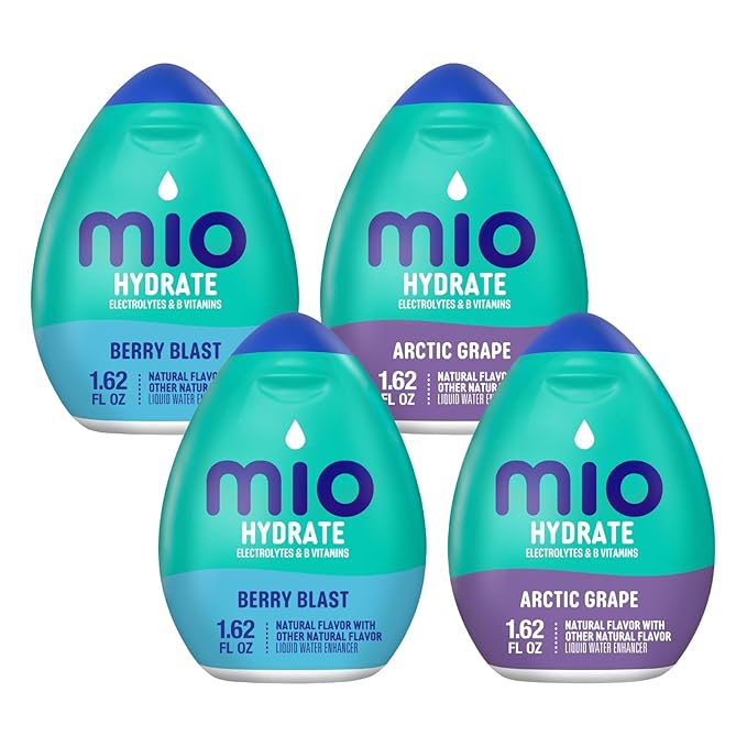 Mio Fit Liquid Water Enhancer Variety Pack 2 Berry Blast 2 Arctic Grape 4 CT (Variety Pack)