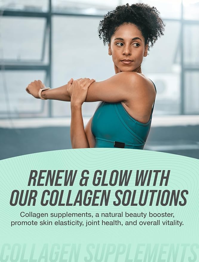 BulkSupplements.com Marine Collagen Powder - Marine Collagen Peptides Supplement for Hair Skin &amp Nails - Hydyrolyzed &amp Gluten Free 2.5g per Serving 1kg (2.2 lbs) (Pack of 1)