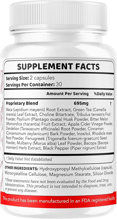 (2 Pack) Glyco Balancer Capsules - Official GlycoBalancer Supplement Support Pills Advanced Formula All Natural Premium Ingredinets for Health Support Vitamins and Wellness 120 Capsules for 2 Months