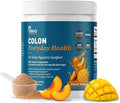 Dr. Tobias Colon Everyday Health - Gut Health for Women &amp Men - Psyllium Fiber Powder Drink with 4g Psyllium Husk Powder per Serving Vegan Gluten Free Non-GMO Peach Mango 60 Servings