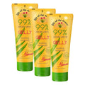 Lily Of The Desert Gelly Moisturizer - 99% Organic Aloe Vera Gel for Skin After Sun Care with Aloe Vitamin E Oil and Vitamin C for Sunburn Relief 8 Fl Oz (Pack of 3)