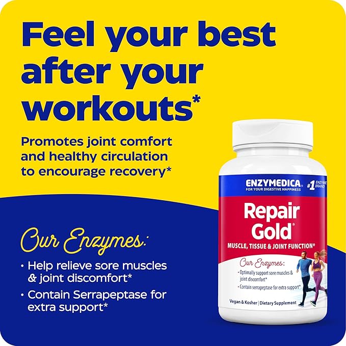 ENZYMEDICA Repair Gold Capsules 120 Count