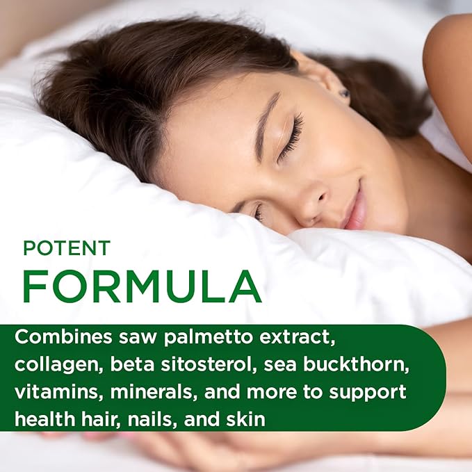 EMERALD LABS Collagen Health - Hydrolyzed Collagen for Healthy Hair Skin &amp Nails with Saw Palmetto &amp Beta-Sitosterol - Also Supports Immune &amp Adrenal Health - 90 Vegetable Capsules (30-Da
