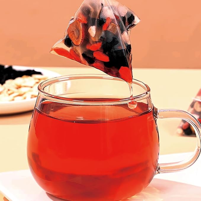 Ginseng Five Treasures Tea Kidney Tea - Kidney Cleanse Ginseng Six Treasures Teas 6 Precious Ingredients Red Date Wolfberry Mulberry Natural Organic Detox Teabag for Women &amp Men (2 Bag(40 Teabag)