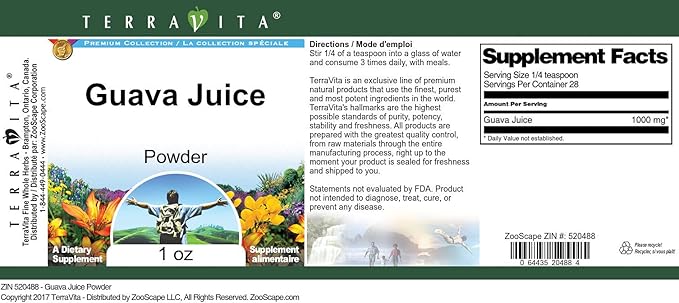 Guava Juice Powder (1 oz ZIN: 520488)