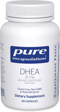 Pure Encapsulations DHEA 25 mg - Supplement for Immune Support Hormone Balance Metabolism Support and Energy Levels* - with Micronized DHEA - 60 Capsules