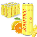 Journée Wellness Energy Drink Natural Caffeine Lion’s Mane L-Theanine 125 mg Caffeine Real Fruit All Natural 0 Added Sugar Cognition Immunity - Soleil Citrus - Tropical Citrus – 12 Pack