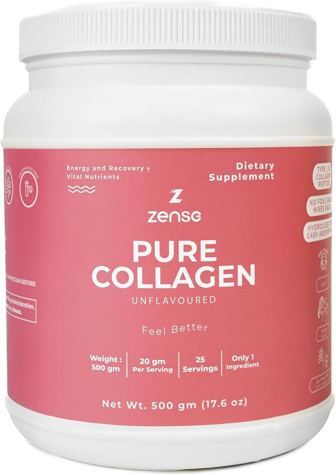 Hydrolyzed Collagen Powder for Women &amp Men – Organic Type I &amp III Bovine Collagen Peptides High Protein – for Bone Strength Joint Support Healthy Hair &amp Glowing Skin - Colágeno Hidroliz