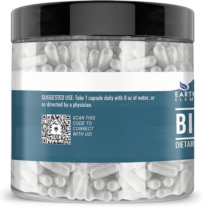 Earthborn Elements Bicarb Blend 200 Capsules Pure &amp Undiluted No Additives (Pack of 2)