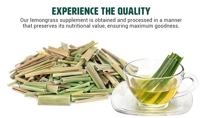 Lemongrass Loose Leaf Herbal Tea Caffeine Free 224g (8-ounce) Culinary Use (Pack of 2)