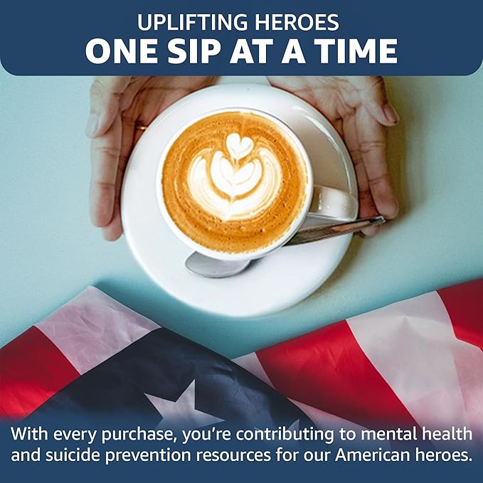 22 Salute Liberty Blend Ground Coffee Medium Roast Breakfast Blend 100% Specialty Arabica Coffee With Chocolate &amp Blueberry Flavor Notes 12oz Bag