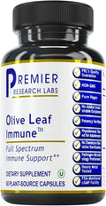 Premier Research Labs Olive Leaf Immune - Olive Leaf Extract Capsules The Olive Leaf Pills with Phytonutrient Oleuropeinm Herbal Supplement for Immune &amp Heart Health Support - 60 Vegetarian Caps