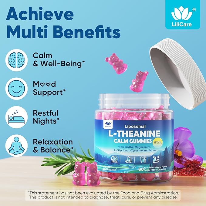 Liposomal L-Theanine Gummies &amp Kids Sleep Gummies