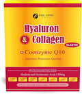 FINE JAPAN Premium Marine Collagen Powder with Hyaluronic Acid CoQ10 &amp Elastin - Non-GMO - 30 Servings (210g / 7.4oz) Made in Japan