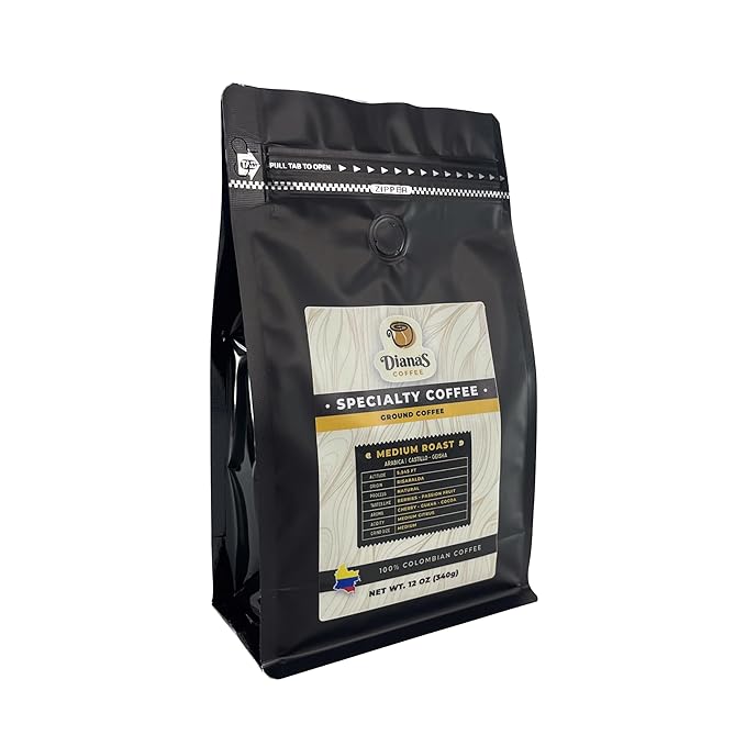 Diana's Coffee | Original Specialty | Natural | 12oz (340g) | Medium Roast | Medium Grind