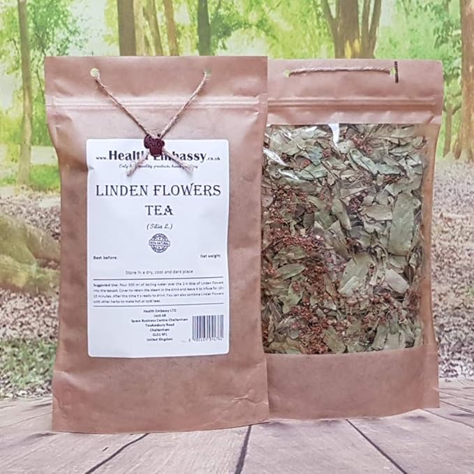 Health Embassy Linden Flower Tea | Tiliae Flos | Herbal Tea (60g)