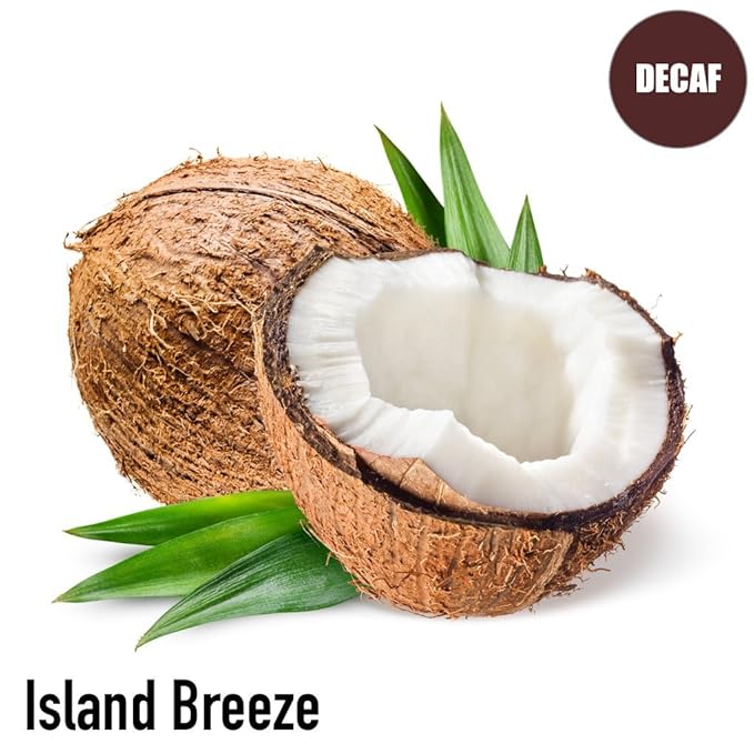 Island Breeze Decaf Coffee Ground Fresh Roasted 16-ounce