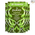 Pukka Supreme Matcha Green Organic Herbal Tea Energizing Infusion With Matcha Powder Ideal For Daily Vitality Caffeine Free 80 Total Tea Bags (20ct - Pack of 4)